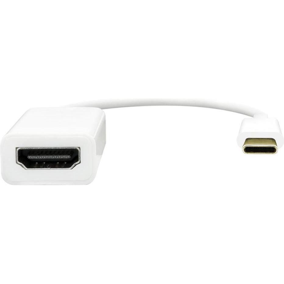 ProXtend USB-C to HDMI slim adapter 20cm white (USB Typ-C, 20 cm), Data + Video Adapter, Weiss