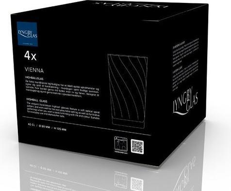 Immagine prodotto Lyngby 40 cl - Vetro - Brun (0.45 l, 4x)
