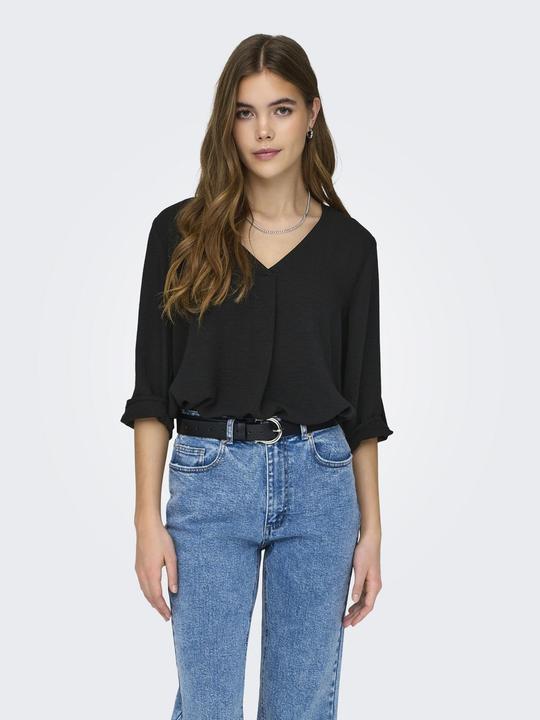 Actual product image JdY Plain top with 3/4 sleeves (34)