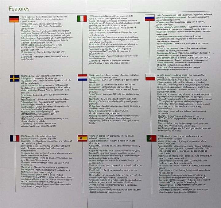 Actual product image Arlo Pro - set of 4 (1280 x 720 pixels)