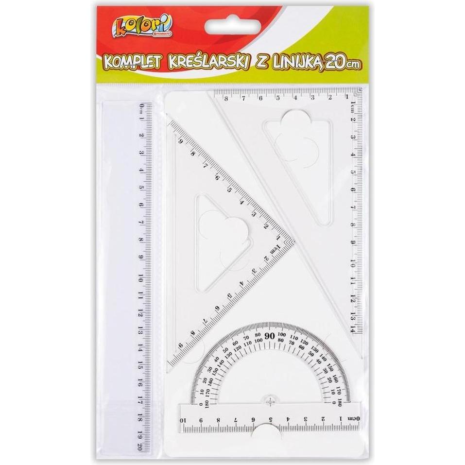 Penmate, Righello, Zeichenset mit einem 20 cm langen PENMATE-Lineal (20 cm)