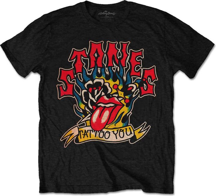 Immagine prodotto The Rolling Stones Maglietta unisex per adulti Tattoo You Flames (M)