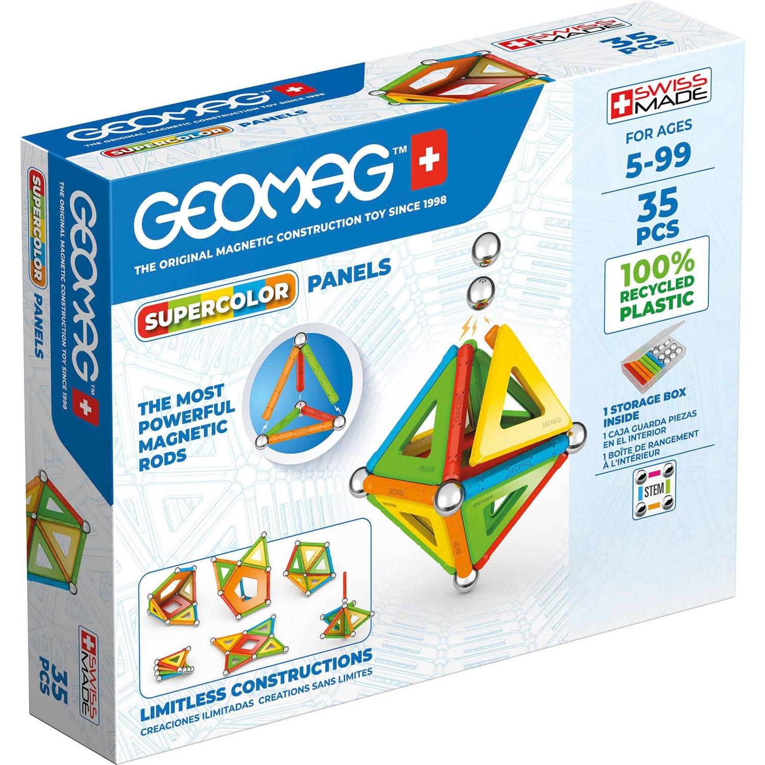 Geomag Super Color Panels recycelt