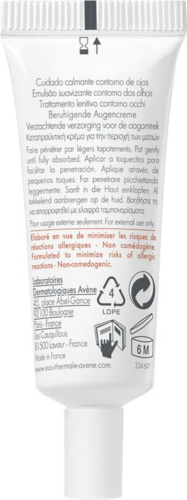 Image du produit Avène Soin apaisant contour des yeux (Crème, 10 ml, Jour + nuit)