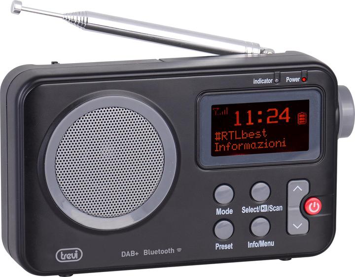 Image du produit Trevi DAB 7F80 R Portable Noir, Gris (DAB+ DAB, FM)