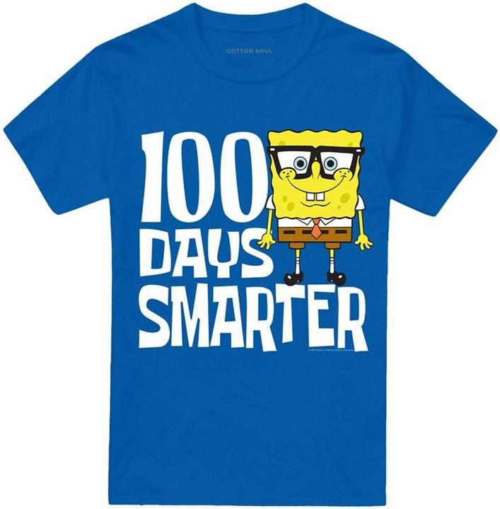 Produktbild Spongebob Squarepants 100 Days Smarter TShirt (XL)