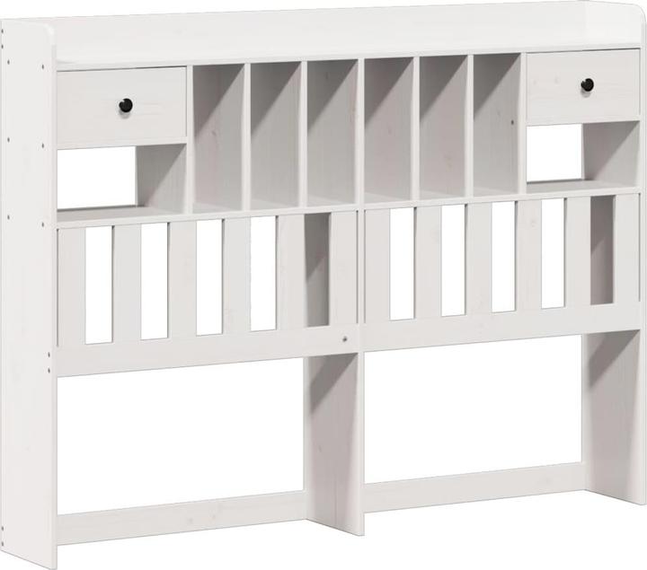 Produktbild vidaXL Bett mit Regal (135 x 190 cm)
