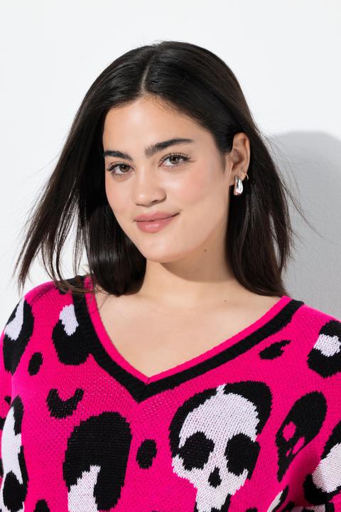 Produktbild Angel of Style Pullover, Boxy Fit, Totenkopf-Muster (58, 60)