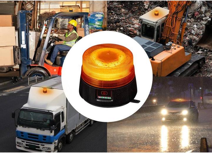 Productafbeelding Voltcraft Warnblinkleuchte VC-17200360 5 V/DC über DC-Eingang Magnetfuss, Saugna