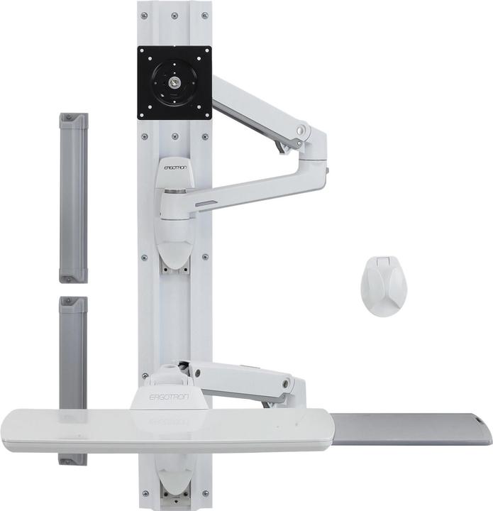Ergotron LX Wall Mount System - Kit de montage (bras mural, support de souris, bras de clavier, poignée) (Mur, 32", 11.30 kg)