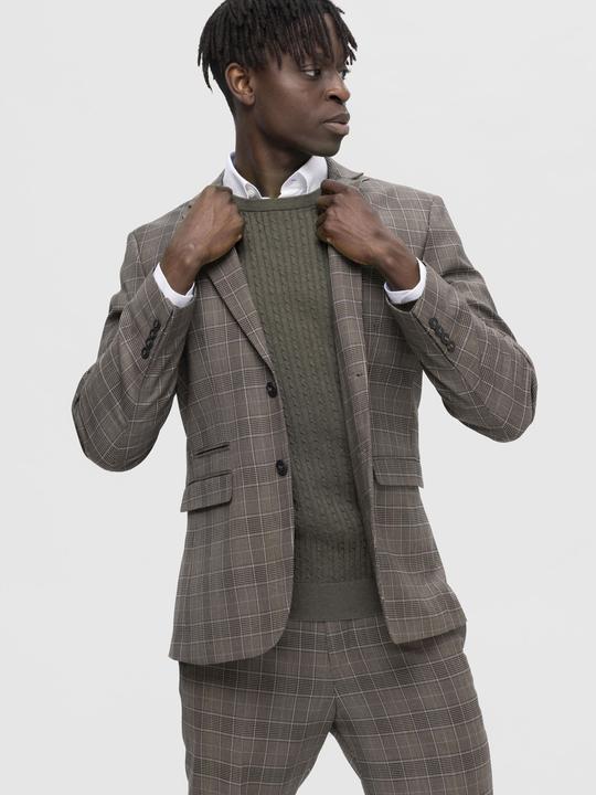 Image du produit Selected Blazer simple boutonnage à carreaux