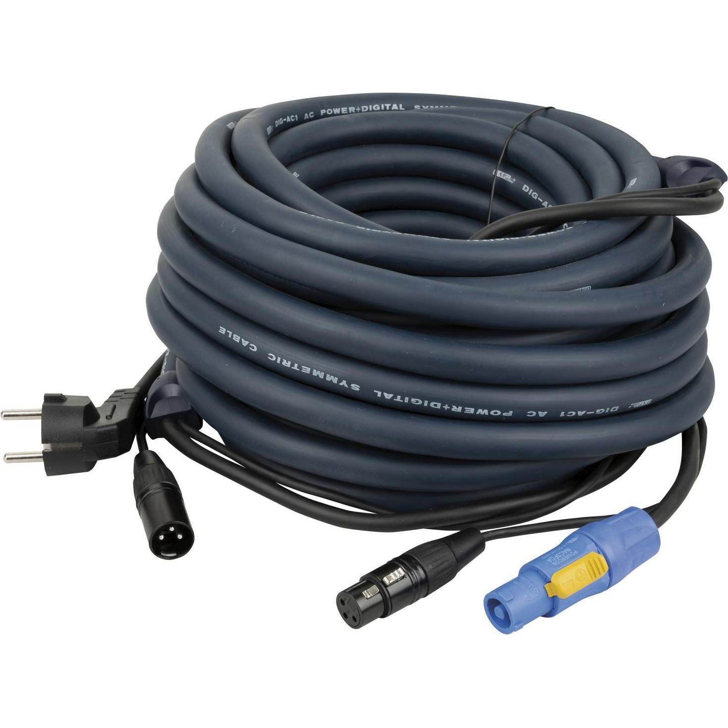 Thumbnail - DAP-Audio FP06 Schuko/XLR M Powercon/XLR F (20 m, XLR, Speakon), Audio Kabel