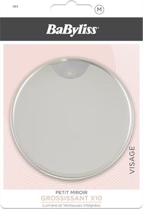 Immagine prodotto BaByliss Specchio LED d'ingrandimento x10 con ventose