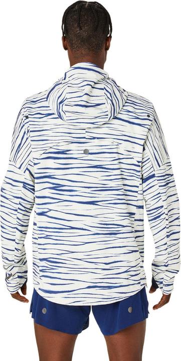 Actual product image ASICS Performance Metarun Shibori Wat Jacket Men Birch/Blue Expanse (M)
