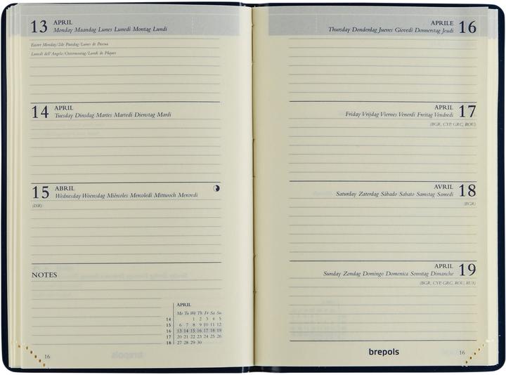 Produktbild Brepols Delta (A7, 1 Woche / 1 Seite)