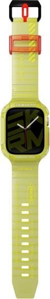 Produktbild Skinarma Band+Case Saido 2in1 Apple Watch 45/44mm yellow neon (Carbon-Verbundmaterialien, Plastic, Stainless Steel)