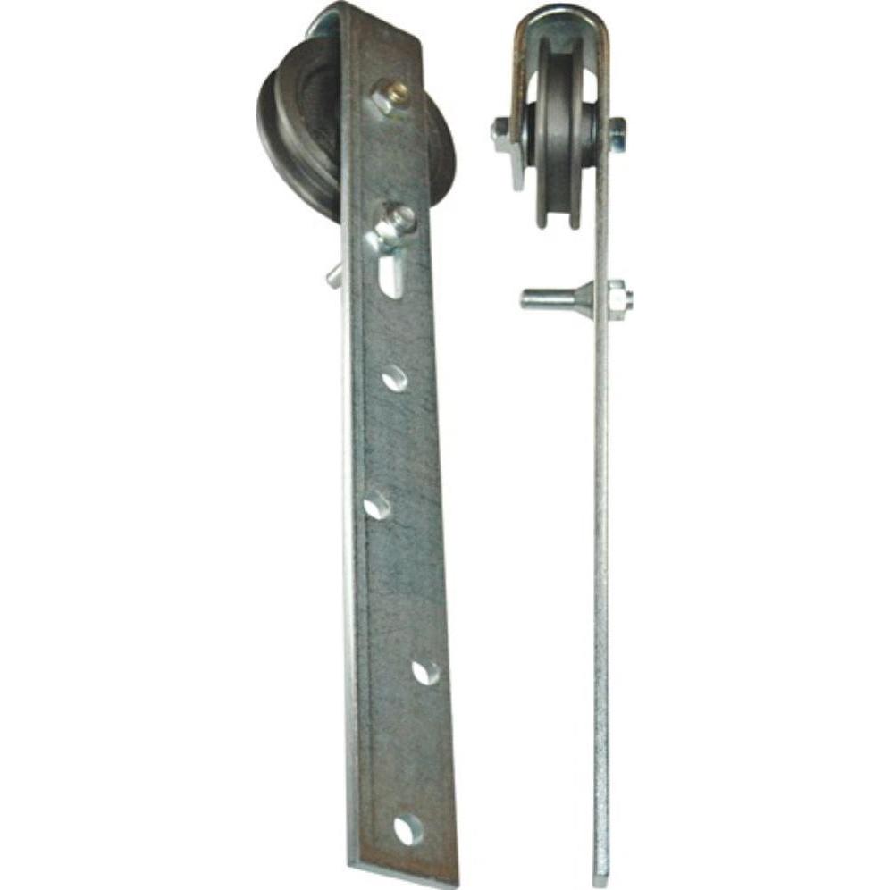 HBS Betz, Türbeschlag + Scharnier, Schiebetorrolle mit Bügel 75 mm Stahl verzinkt 35 kg 9/11 mm