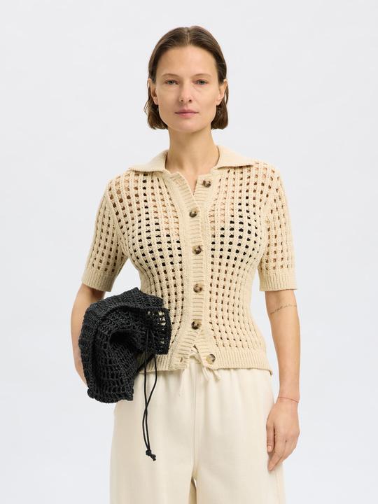 Immagine prodotto Selected Häkel-Look Strickjacke (S)