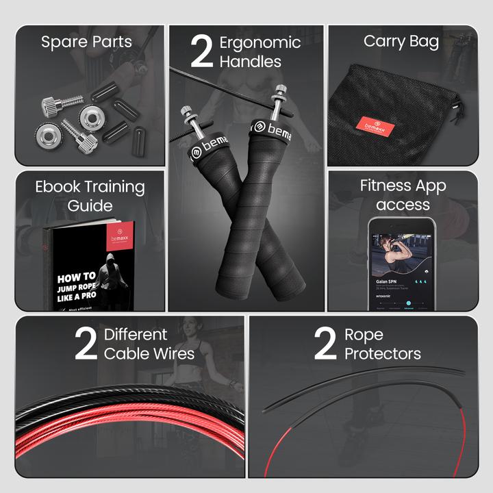 Immagine prodotto BeMaxx Fitness Speed Rope V1 Set