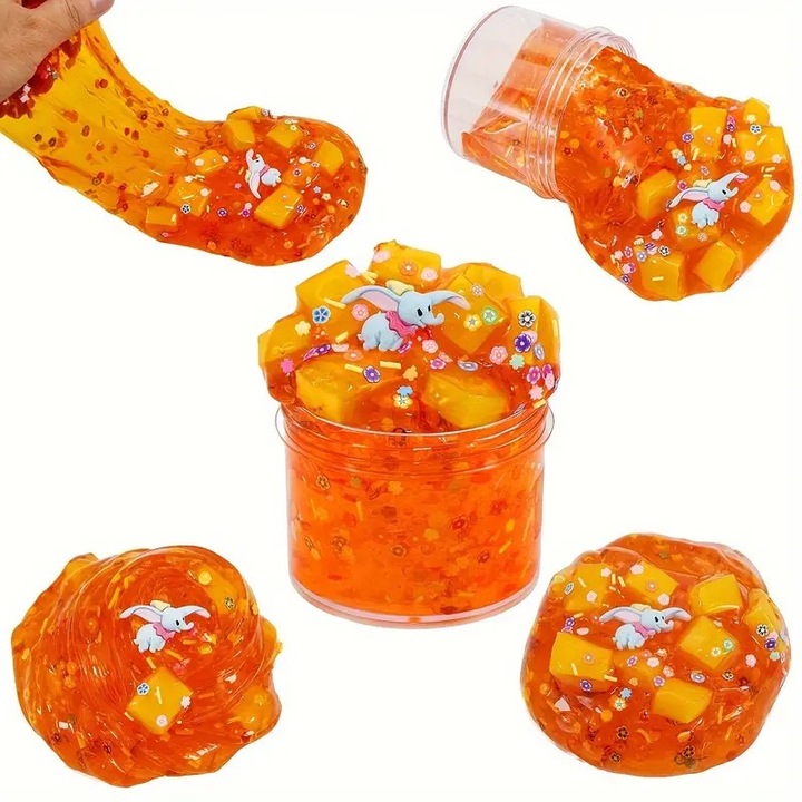 Produktbild Splash & Fun 6 Stück klarer Slime-Kit mit vielen Charms
