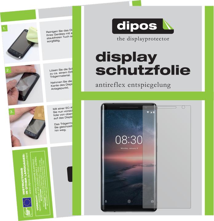 Actual product image Dipos Screen Protector Anti-Glare (6 pcs., Nokia 8 Sirocco)