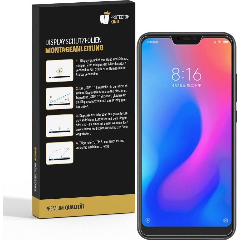 Thumbnail - Protectorking 4x Premium Displayschutzfolie Matt Entspiegelt (4 Stück, Xiaomi Redmi Note 6 Pro), Smartphone Schutzfolie