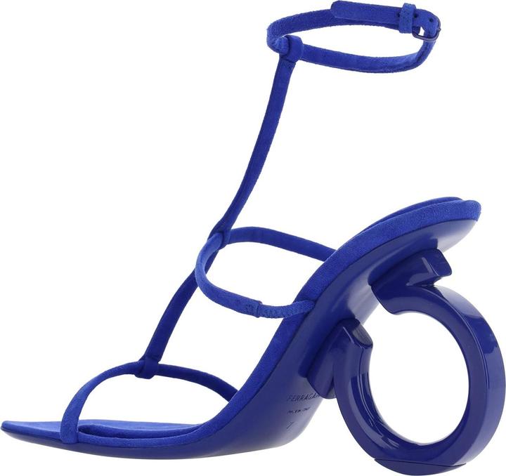 Actual product image Salvatore Ferragamo Elina Leather Sandals (36)