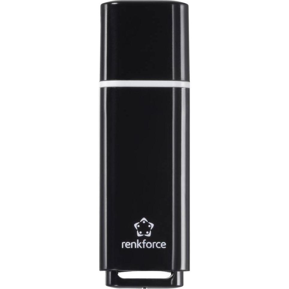 Thumbnail - Renkforce RF-USBS-210 USB-Stick Retail 64 GB Schwarz RF-6684358 USB 2.0 (64 GB, USB 2.0), USB Stick, Schwarz