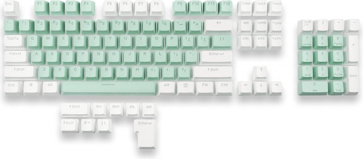 Mountain Aquamarine B Backlit Keycap set