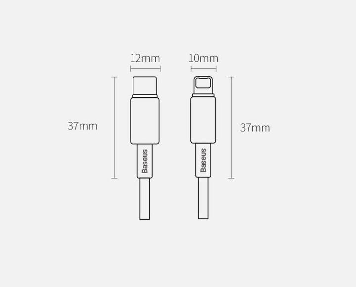 Produktbild Baseus USB-C – Lightning (2 m, USB 2.0, 20 W)