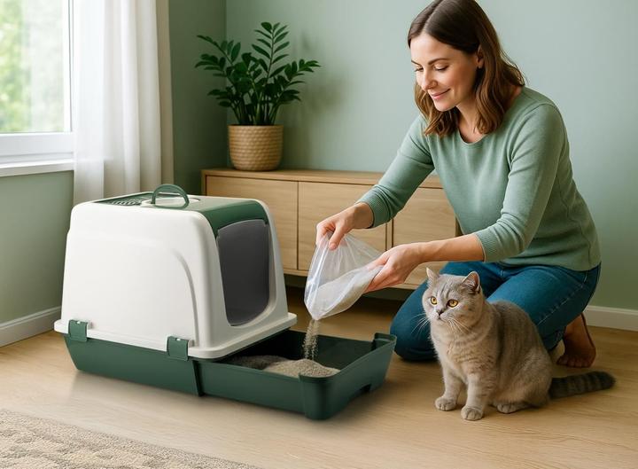 Actual product image Paws & Whiskers Cloakcat Small V2 Cat Litter Box