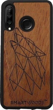 Actual product image Smartwoods CASE ETUI DREWNIANE WOLF HUAWEI P30 LITE standard (Huawei P30 Lite)