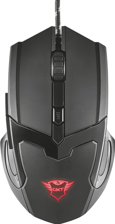 Produktbild Trust GXT 101 Maus Beidhändig USB Typ-A 4800 DPI (Kabelgebunden)