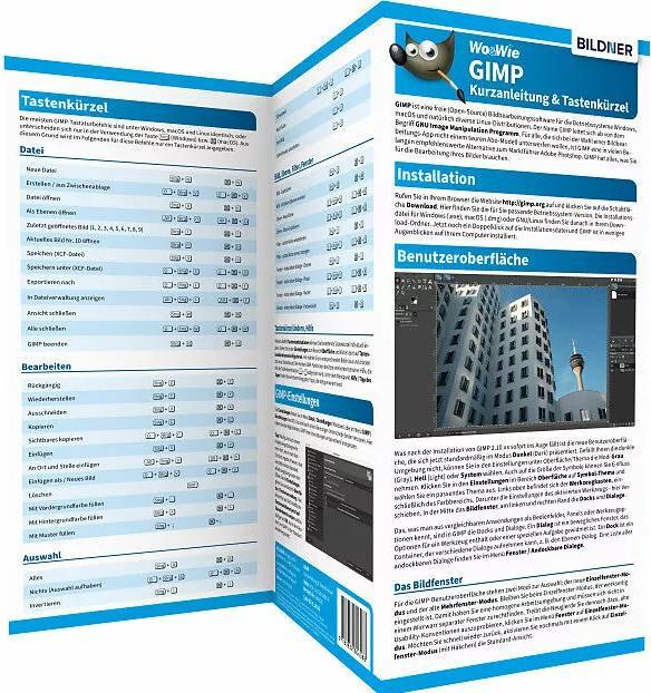 Image du produit GIMP - Kurzanleitung & Tastenkürzel (Allemand, Ulrich Dorn, 2023)
