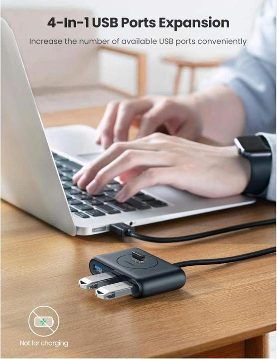 Produktbild Ugreen 4 in 1 Data Hub (USB-A, 4 Ports)