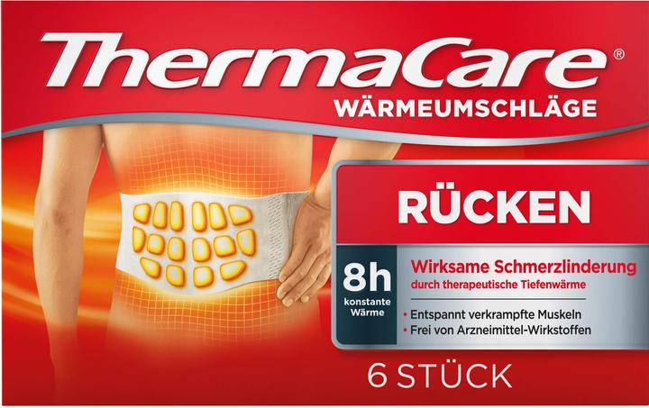 Produktbild Thermacare Wärmeumschläge bei Rückenschmerzen, 6 St. Pflaster (6x)