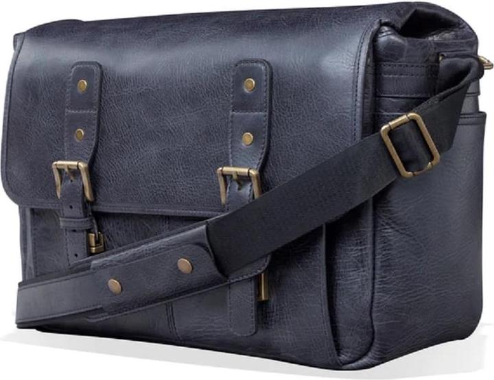 Actual product image Only-Bags.Store Vintage Leather Laptop Bag, Camera Bag (Camera shoulder bag)