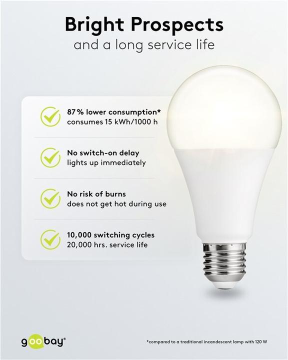 Produktbild Goobay LED-Birne (E27, 1800 lm, 1x)