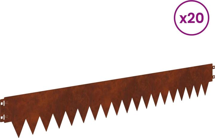 Produktbild vidaXL Raseneinfassung (103 cm)