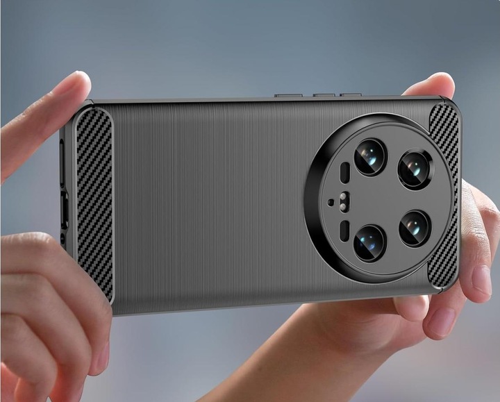 Produktbild Screenguard Xiaomi 14 Ultra Hülle Carbon Brushed Soft TPU (Xiaomi 14 Ultra)