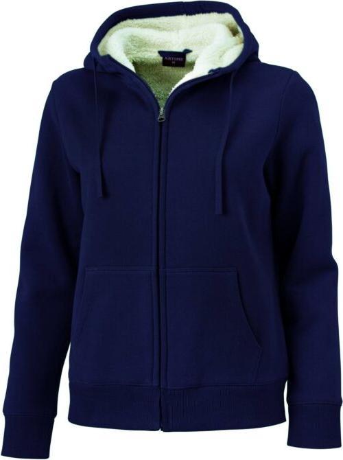 Produktbild Artime Sweatjacke mit Teddy-Futter, Kapuze und Känguru-Taschen (M)