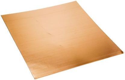 Actual product image RS PRO Copper sheet 0,45x300x300mm (300 mm, 300 mm, 0.45 mm)