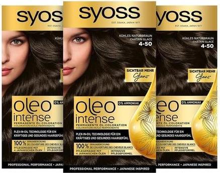 Actual product image Syoss Oleo Intense (4-50 Cool Natural Brown)