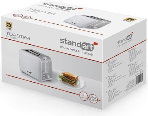Productafbeelding Standart TOASTER ST-892D Wit