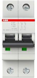 Produktbild ABB S202-K3 Sicherungsautomat 3A pro M compact 2-polig