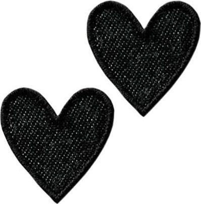 Actual product image Mono Quick Applikationen - Fashion and Home - aufbügelbar Herz Jeans (2 x)