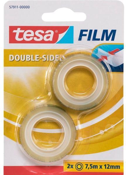 Actual product image tesa 2x tesafilm double-sided adhesive tape, photo film (12 mm)