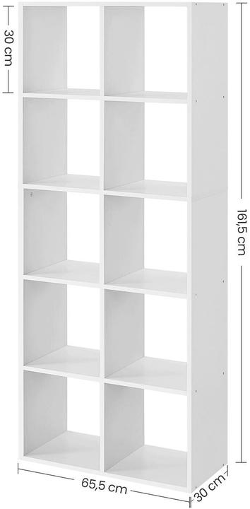 Produktbild Vasagle Bücherregal (65.50 x 30 x 161.50 cm)