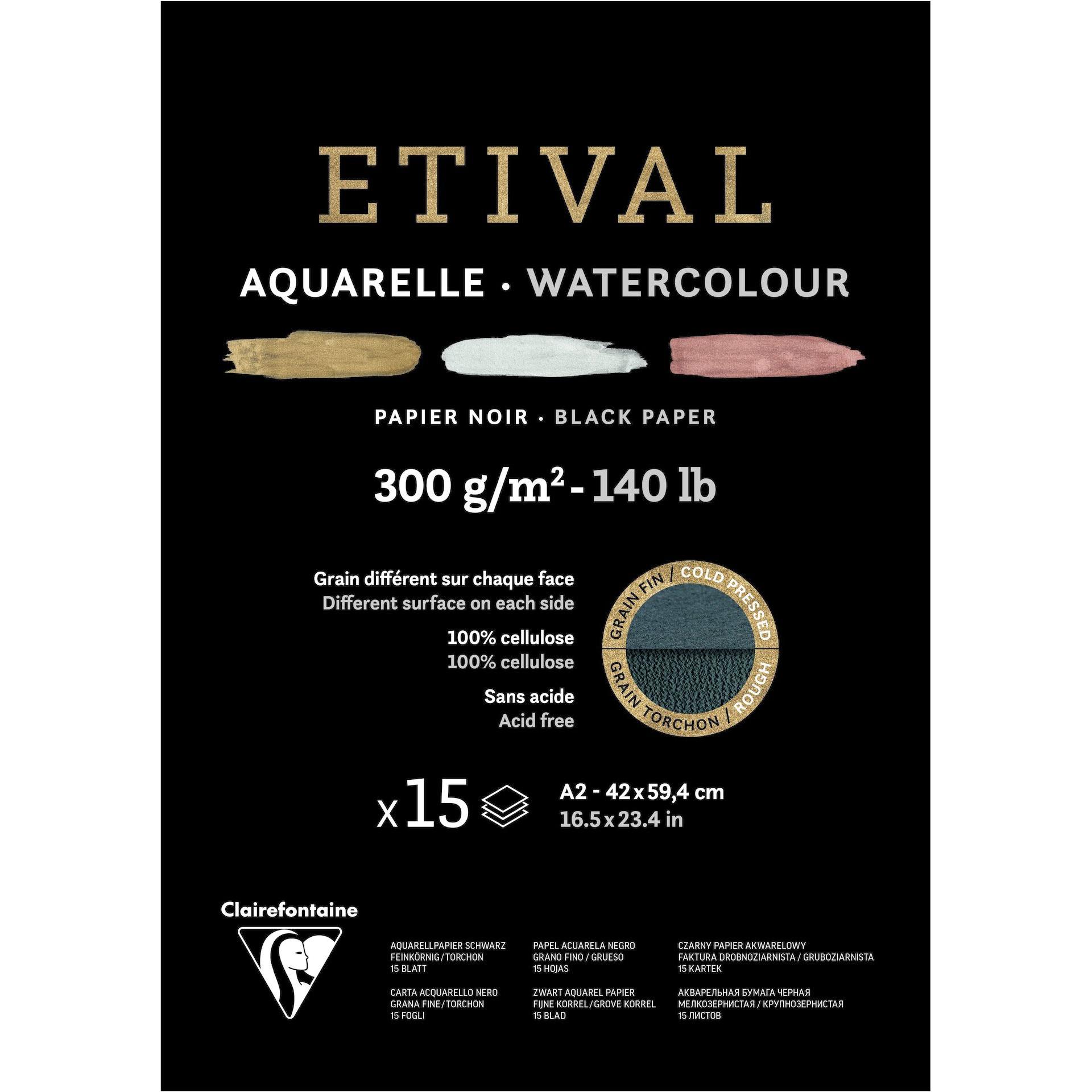 Clairefontaine, Bastelpapier, Feuchte Techniken (300 g/m², 1 x)