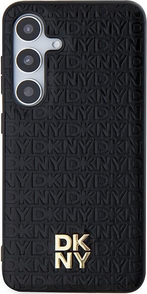 Produktbild DKNY DKHMSPSHRPSK S921 czarny/black hardcase Leather Pattern Metal Logo MagSafe (Samsung Galaxy S24)